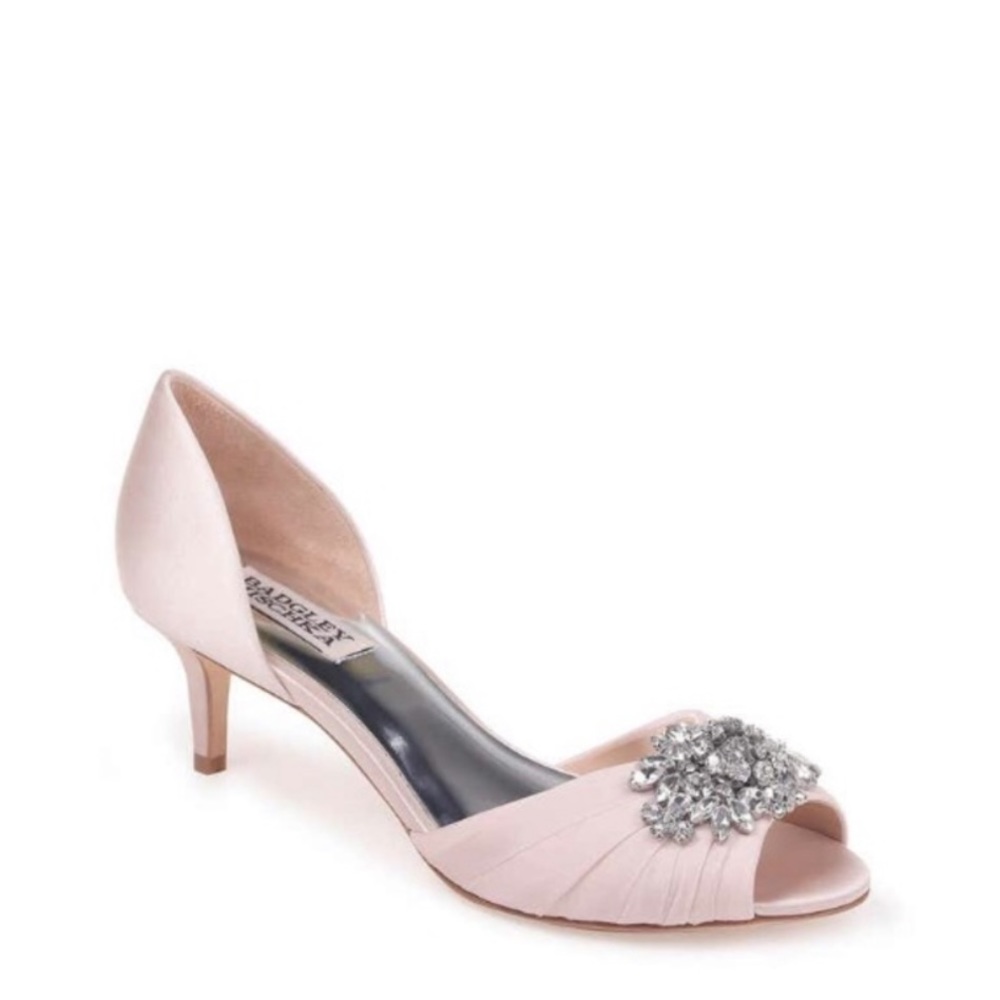 Badgley Mischka Sabine Peep Toe Pump